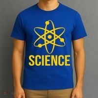 Classic Science Atom Logo T-Shirt thumb 3
