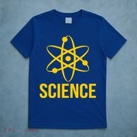Classic Science Atom Logo T-Shirt thumb 5