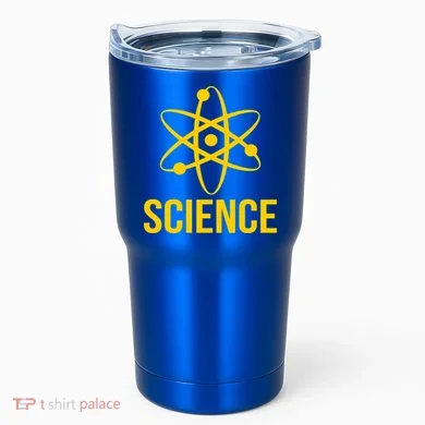Classic Science Atom Logo Tumbler