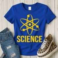 Classic Science Atom Logo Women's T-Shirt thumb 3