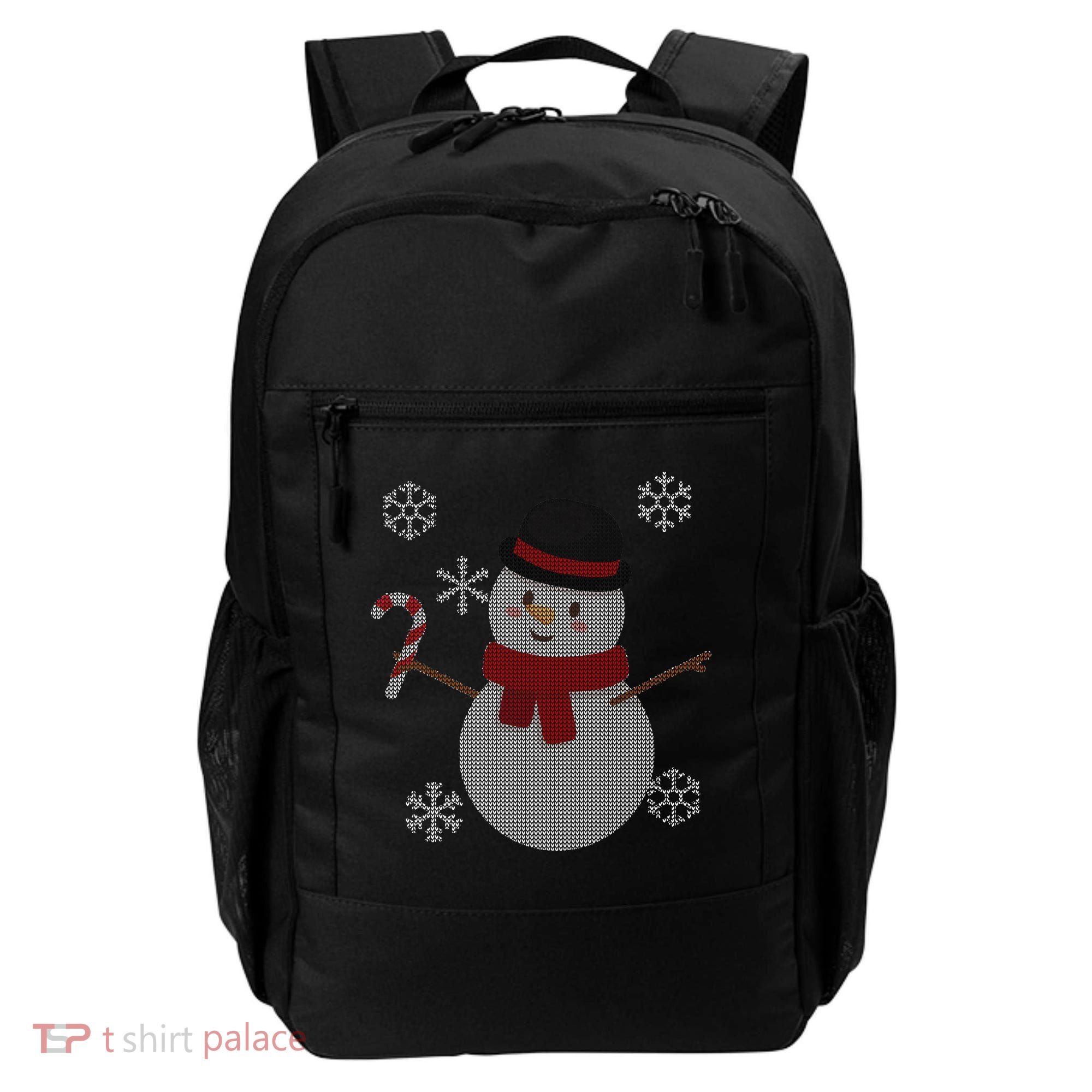 Classic Snowman Ugly Christmas Backpack