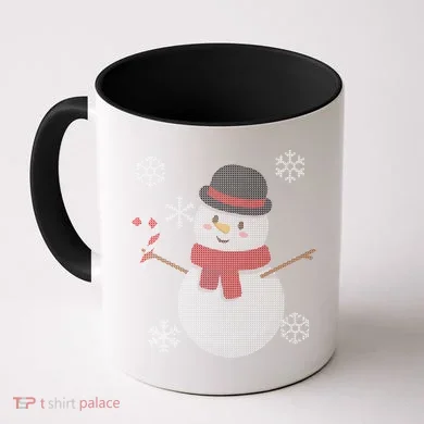 Classic Snowman Ugly Christmas Coffee Mug
