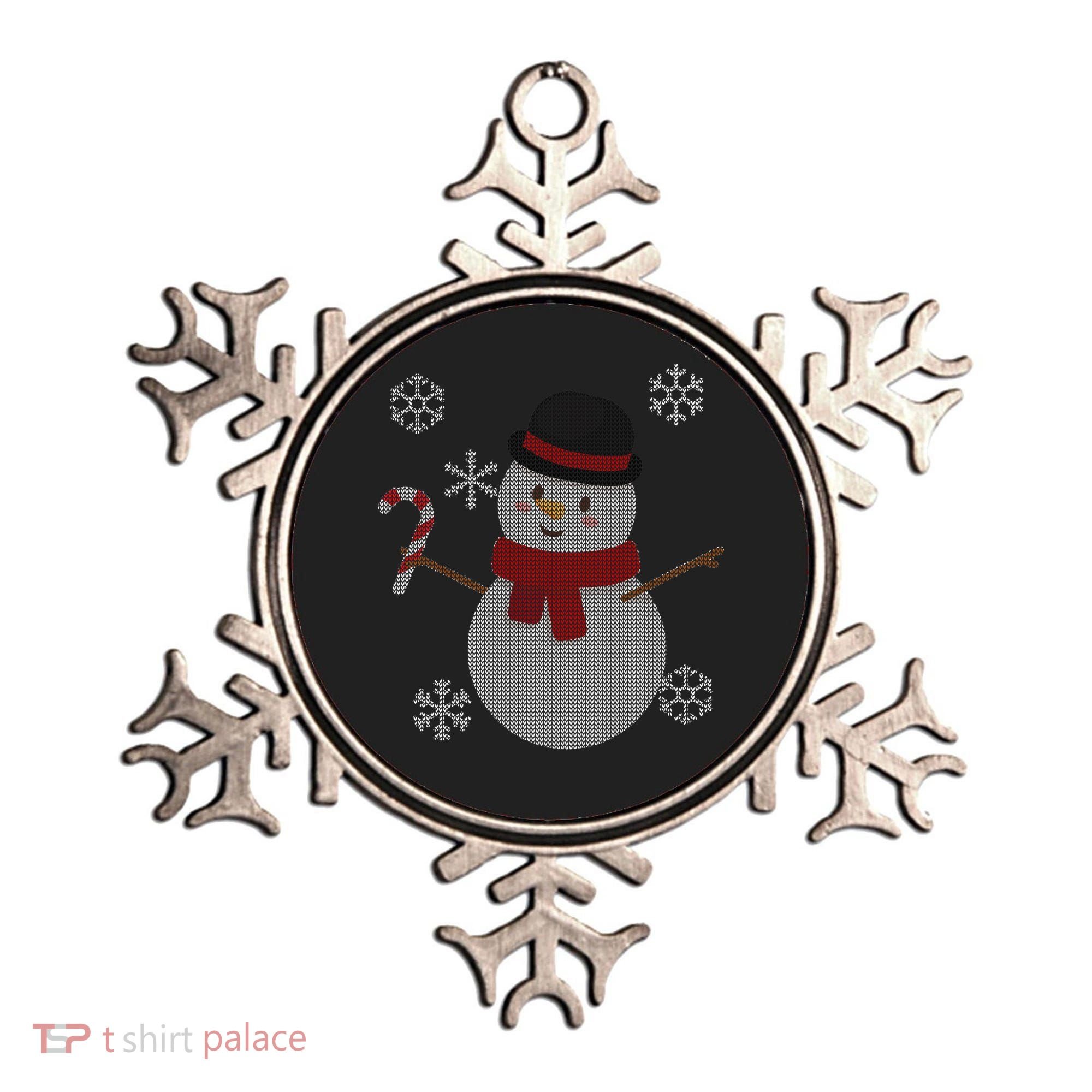 Classic Snowman Ugly Christmas Ornament