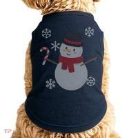 Classic Snowman Ugly Christmas Doggie Tank thumb 0