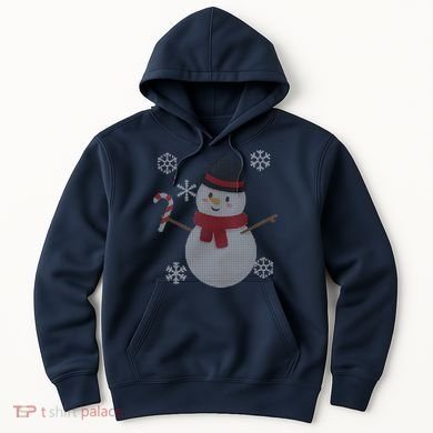 Classic Snowman Ugly Christmas Hoodie