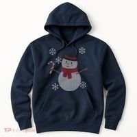 Classic Snowman Ugly Christmas Hoodie thumb 0