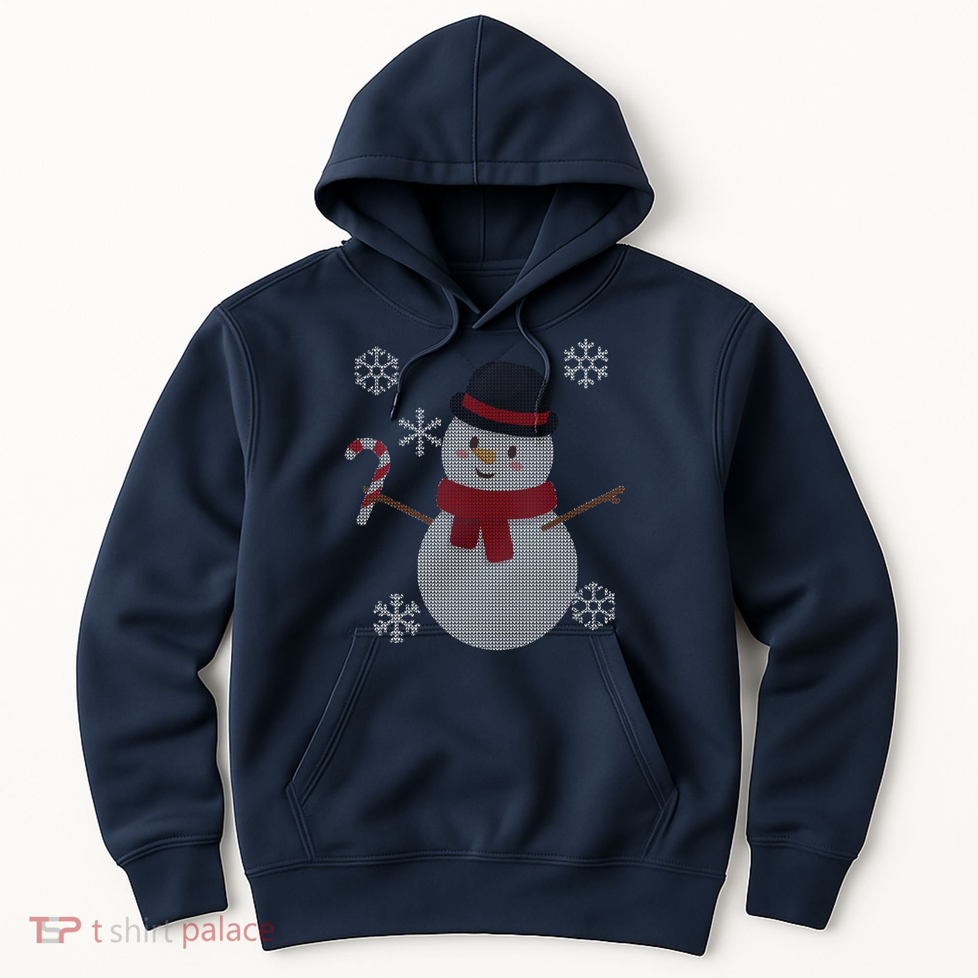 Classic Snowman Ugly Christmas Hoodie