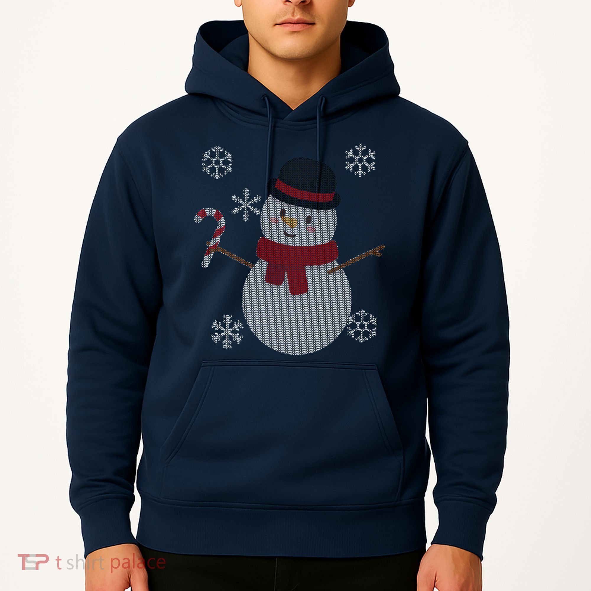 Classic Snowman Ugly Christmas Hoodie