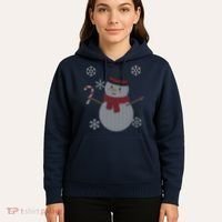 Classic Snowman Ugly Christmas Hoodie thumb 5