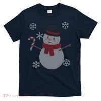 Classic Snowman Ugly Christmas T-Shirt thumb 0