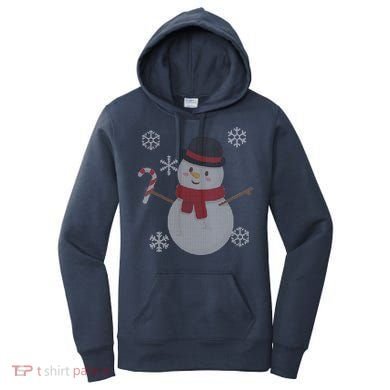 Classic Snowman Ugly Christmas Women's Hoodie