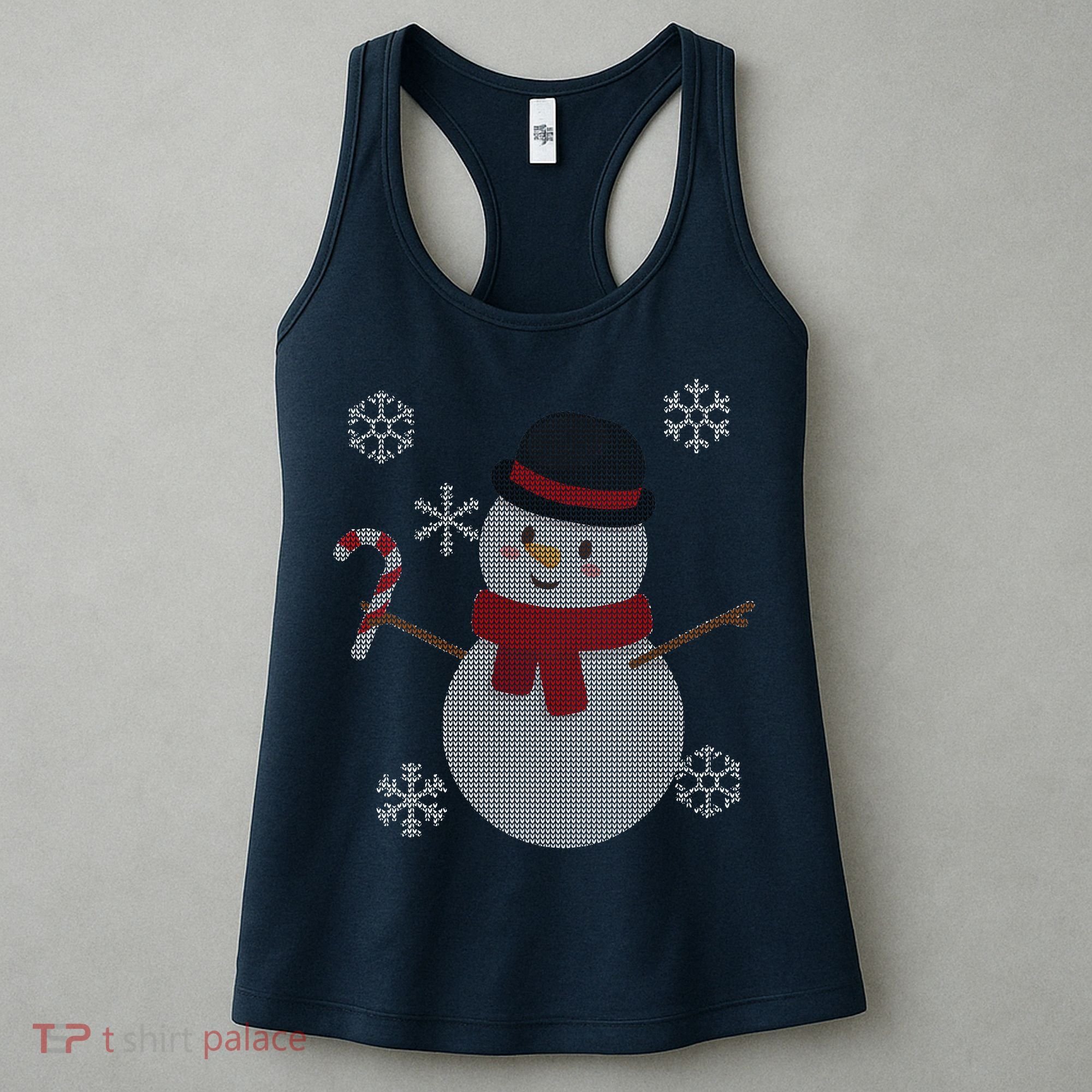 Classic Snowman Ugly Christmas Women's Tank Top