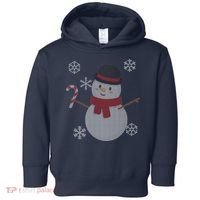Classic Snowman Ugly Christmas Toddler Hoodie thumb 0