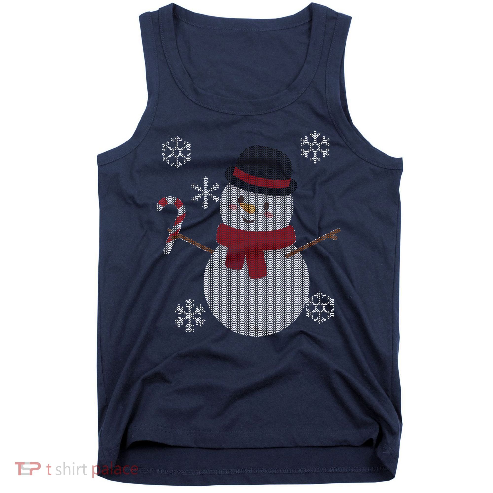Classic Snowman Ugly Christmas Tank Top