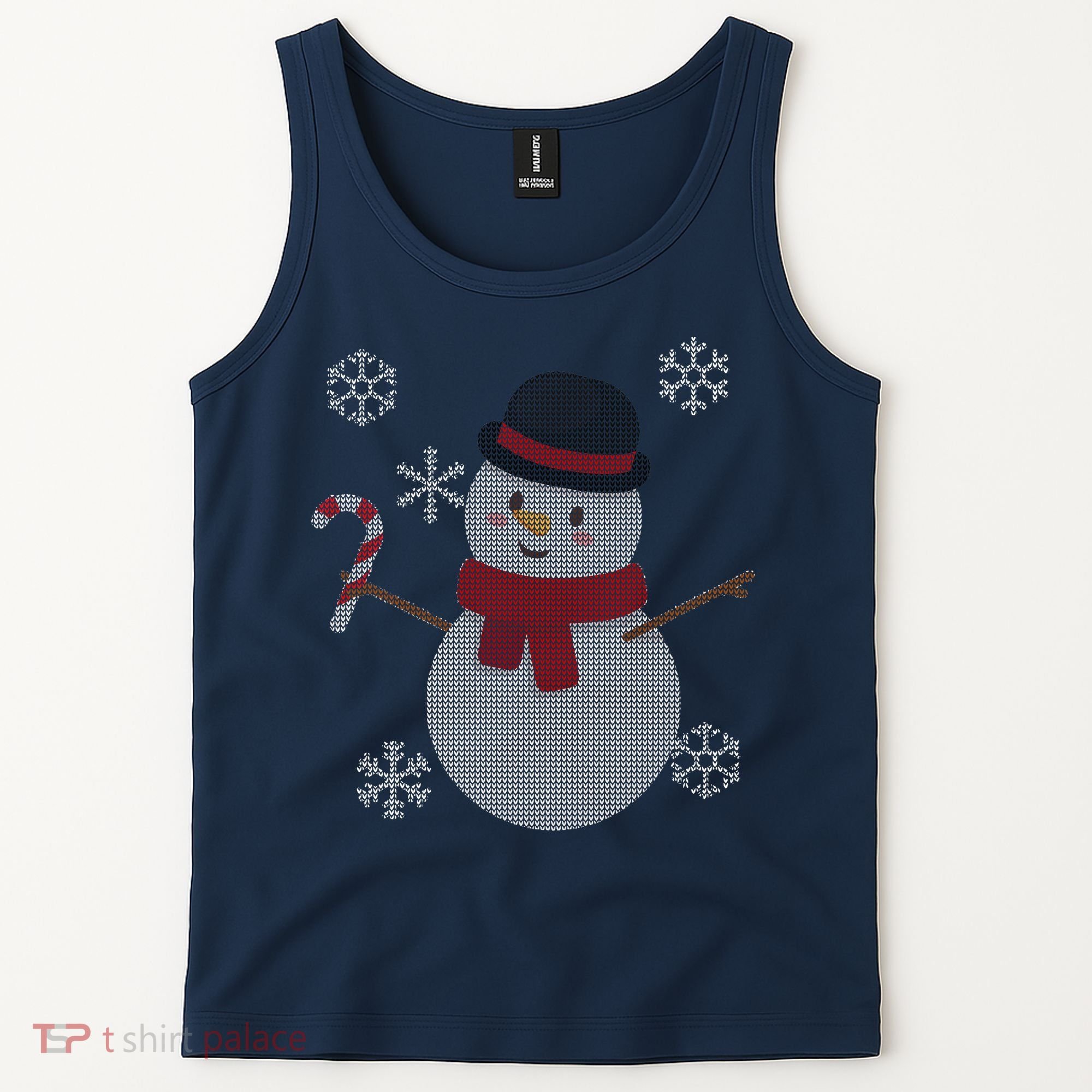 Classic Snowman Ugly Christmas Tank Top