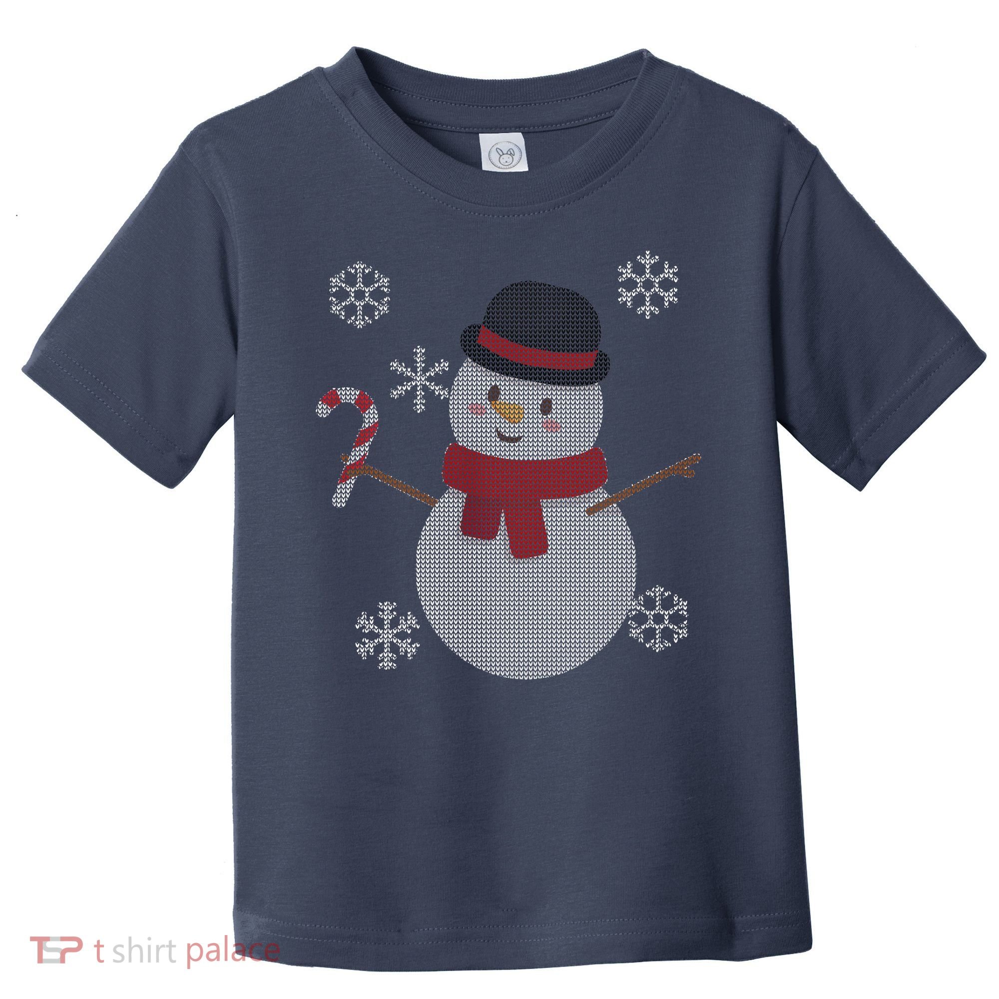 Classic Snowman Ugly Christmas Toddler T-Shirt