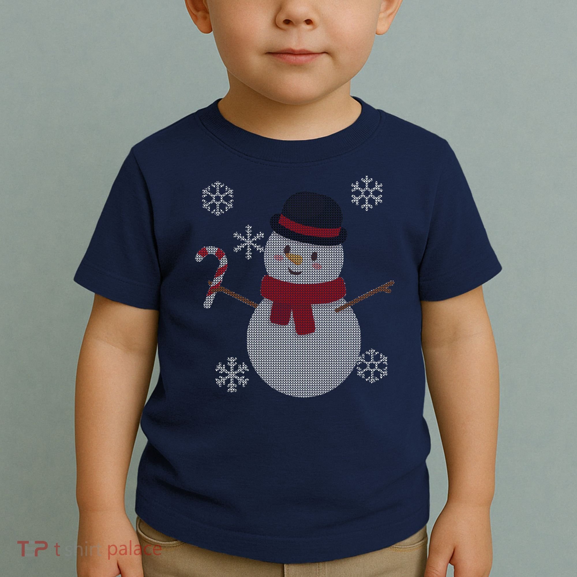 Classic Snowman Ugly Christmas Toddler T-Shirt