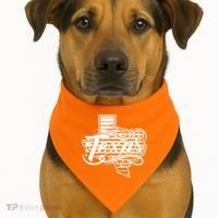 Classic Texas State USA-Made Doggie Bandana thumb 1