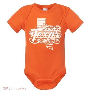 Classic Texas State Baby Bodysuit