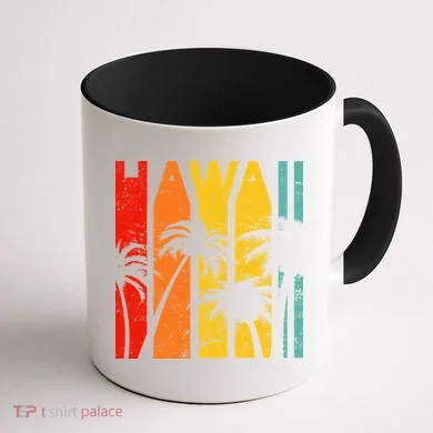 Classic Tropical Hawaii Coffee Mug back