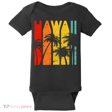 Classic Tropical Hawaii Baby Bodysuit