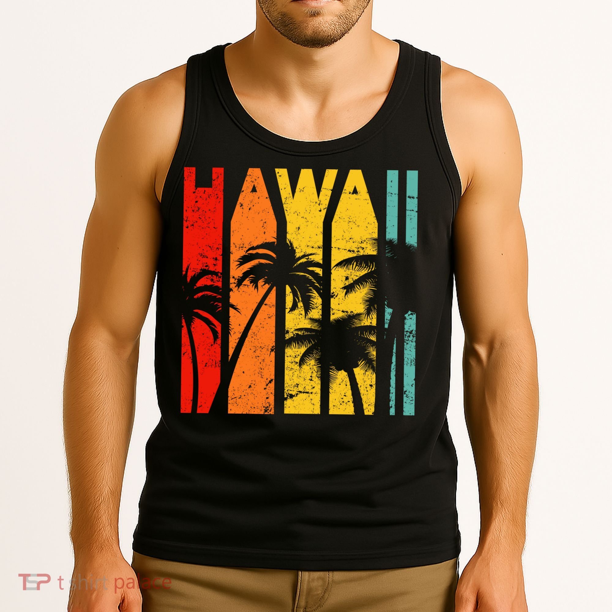 Classic Tropical Hawaii Tank Top