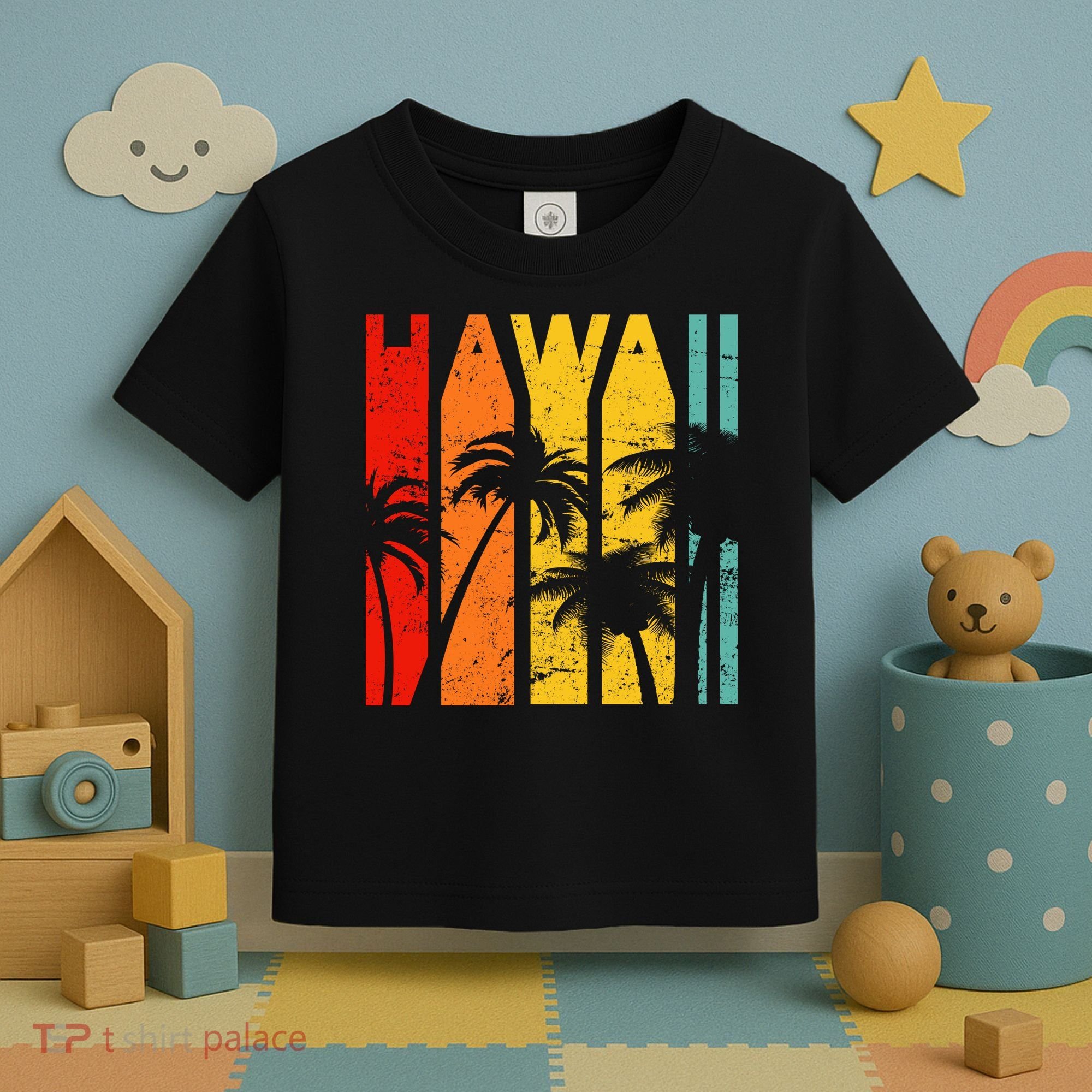 Classic Tropical Hawaii Toddler T-Shirt