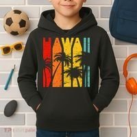 Classic Tropical Hawaii Kids Hoodie thumb 2