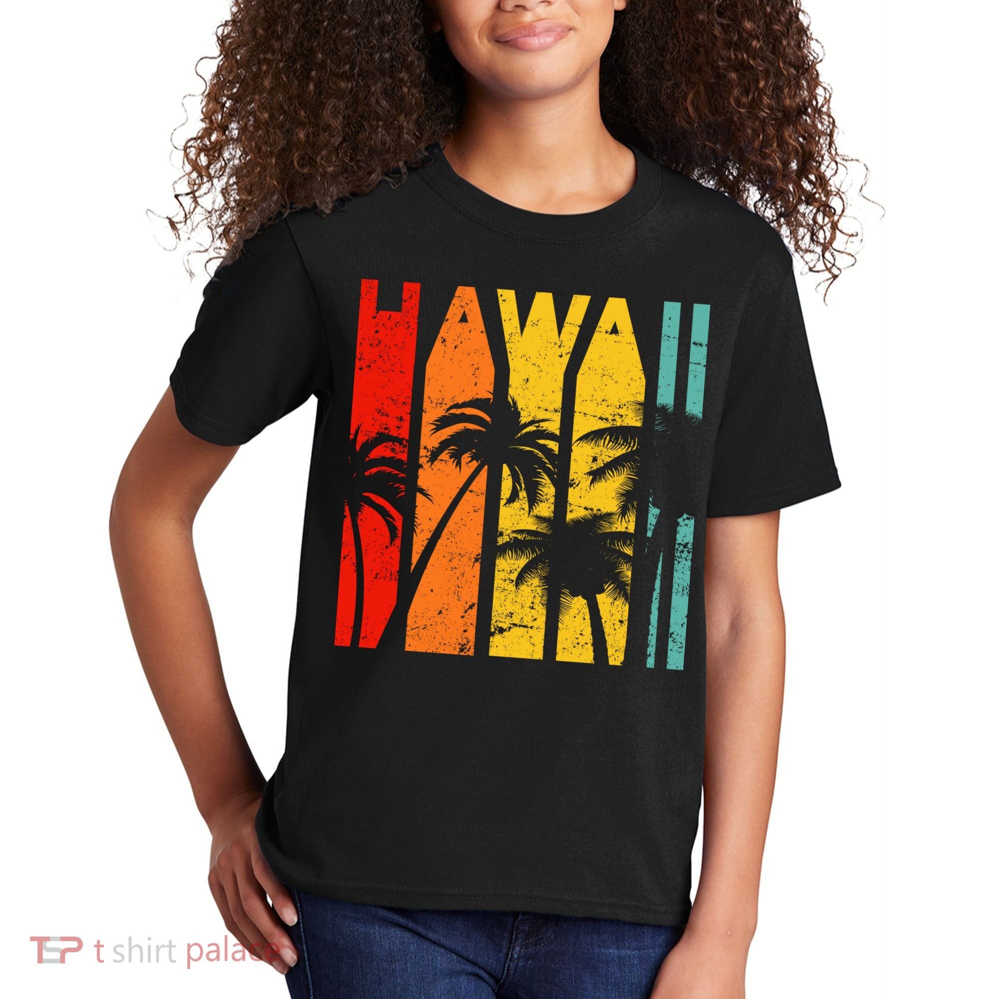 Classic Tropical Hawaii Kids T-Shirt
