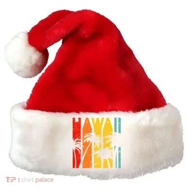 Classic Tropical Hawaii Santa Hat