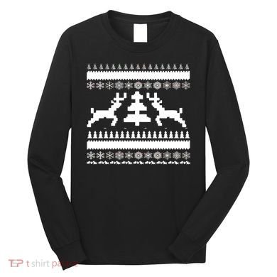 Classic Ugly Christmas Sweater Long Sleeve Shirt