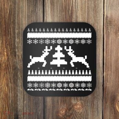 Classic Ugly Christmas Sweater Coaster