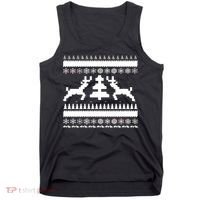 Classic Ugly Christmas Sweater Tank Top thumb 0