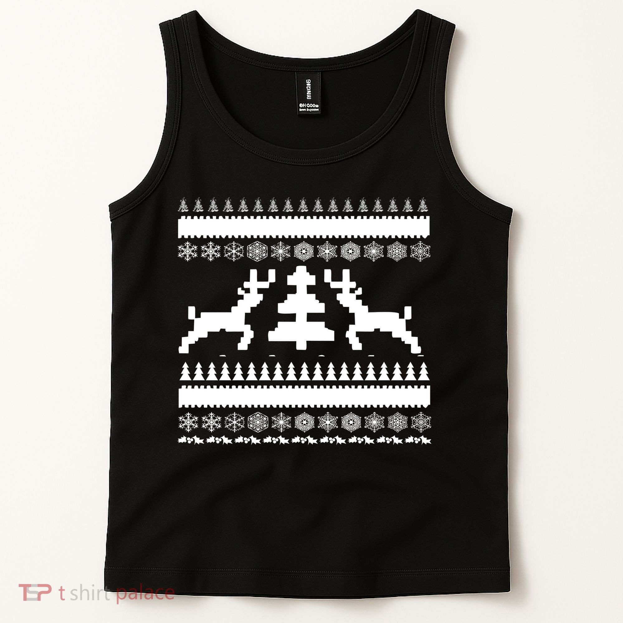 Classic Ugly Christmas Sweater Tank Top