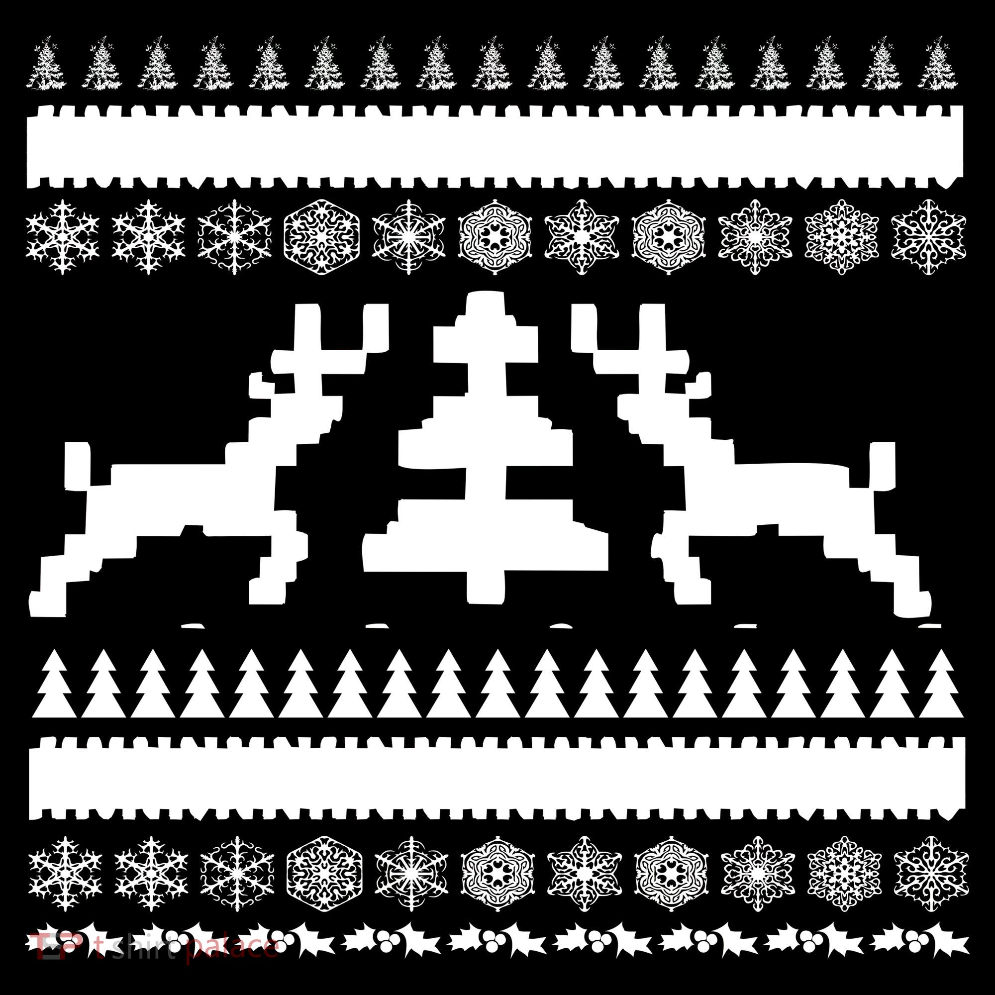 Classic Ugly Christmas Sweater Tank Top