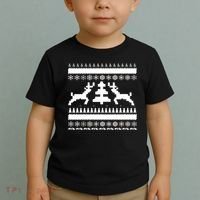 Classic Ugly Christmas Sweater Toddler T-Shirt thumb 2
