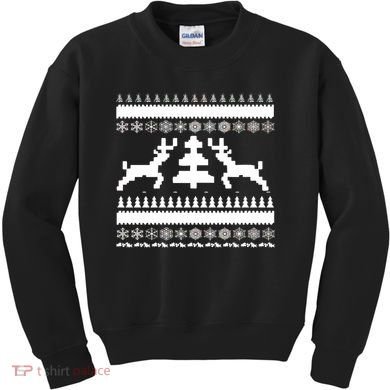Classic Ugly Christmas Sweater Kids Sweatshirt