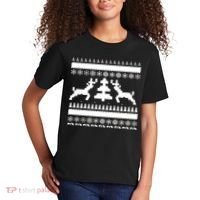 Classic Ugly Christmas Sweater Kids T-Shirt thumb 2