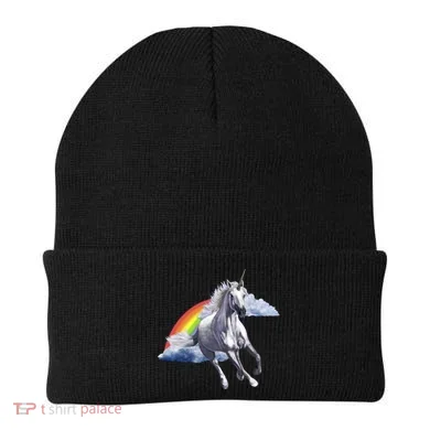 Classic Unicorn Rainbow Beanie