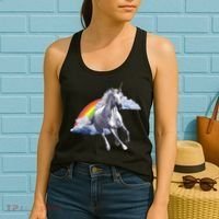 Classic Unicorn Rainbow Women's Tank Top thumb 2