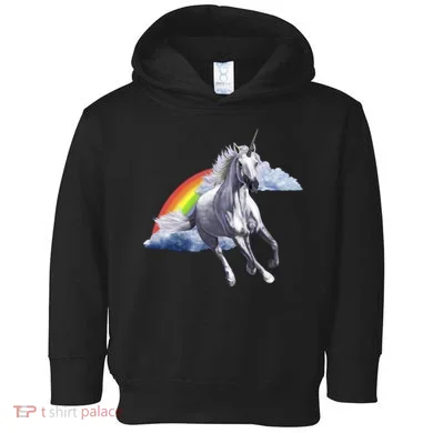 Classic Unicorn Rainbow Toddler Hoodie