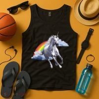 Classic Unicorn Rainbow Tank Top thumb 4