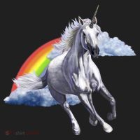 Classic Unicorn Rainbow Golf Towel thumb 3