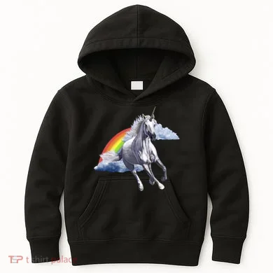Classic Unicorn Rainbow Kids Hoodie