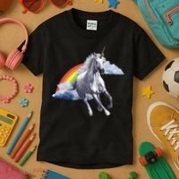 Classic Unicorn Rainbow Kids T-Shirt thumb 3