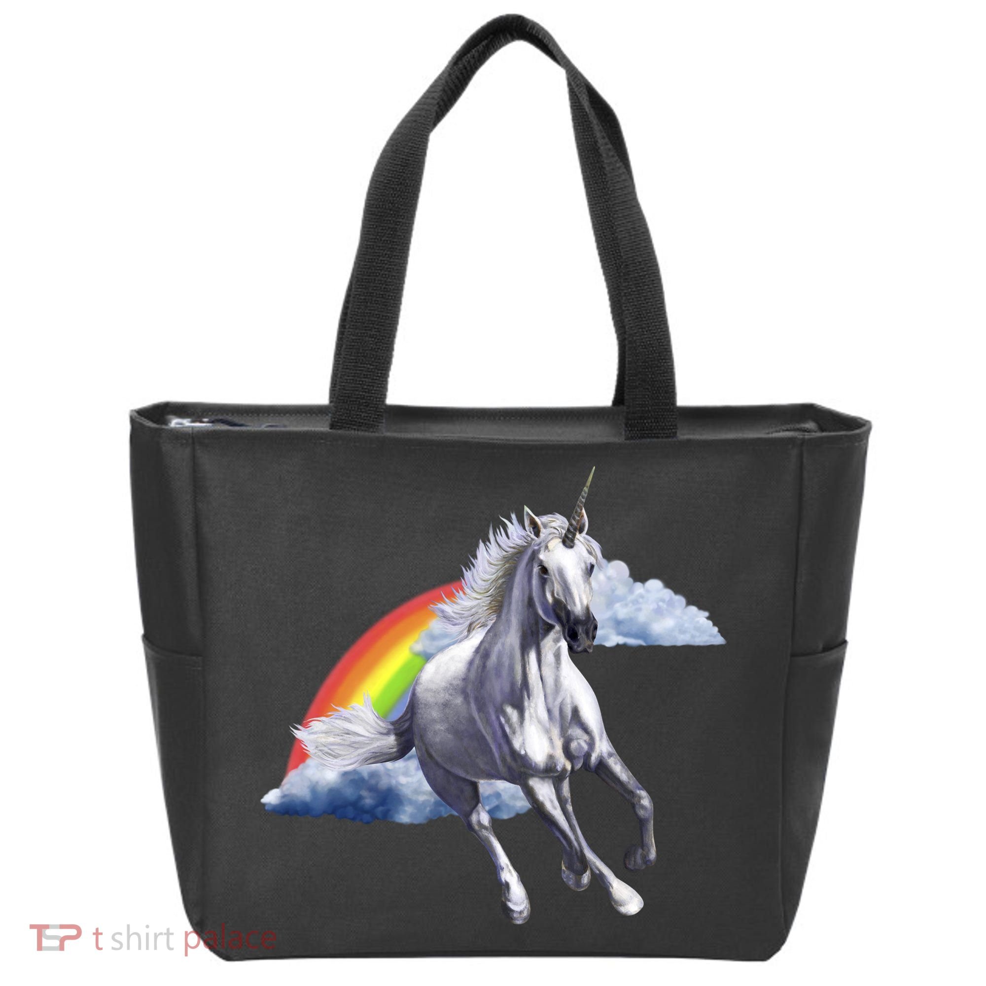 Classic Unicorn Rainbow Tote Bag