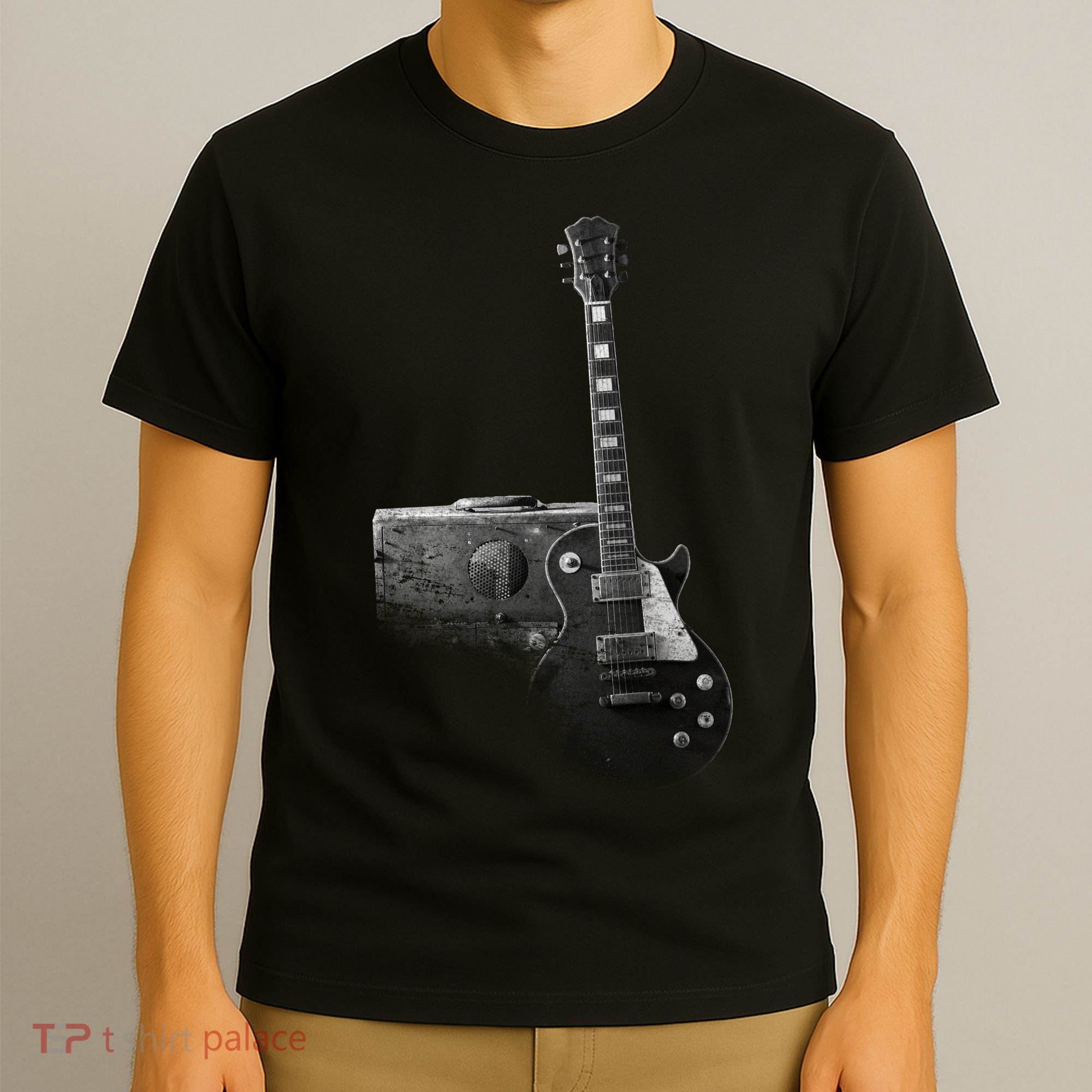 Classic Vintage Guitar and Amp T-Shirt
