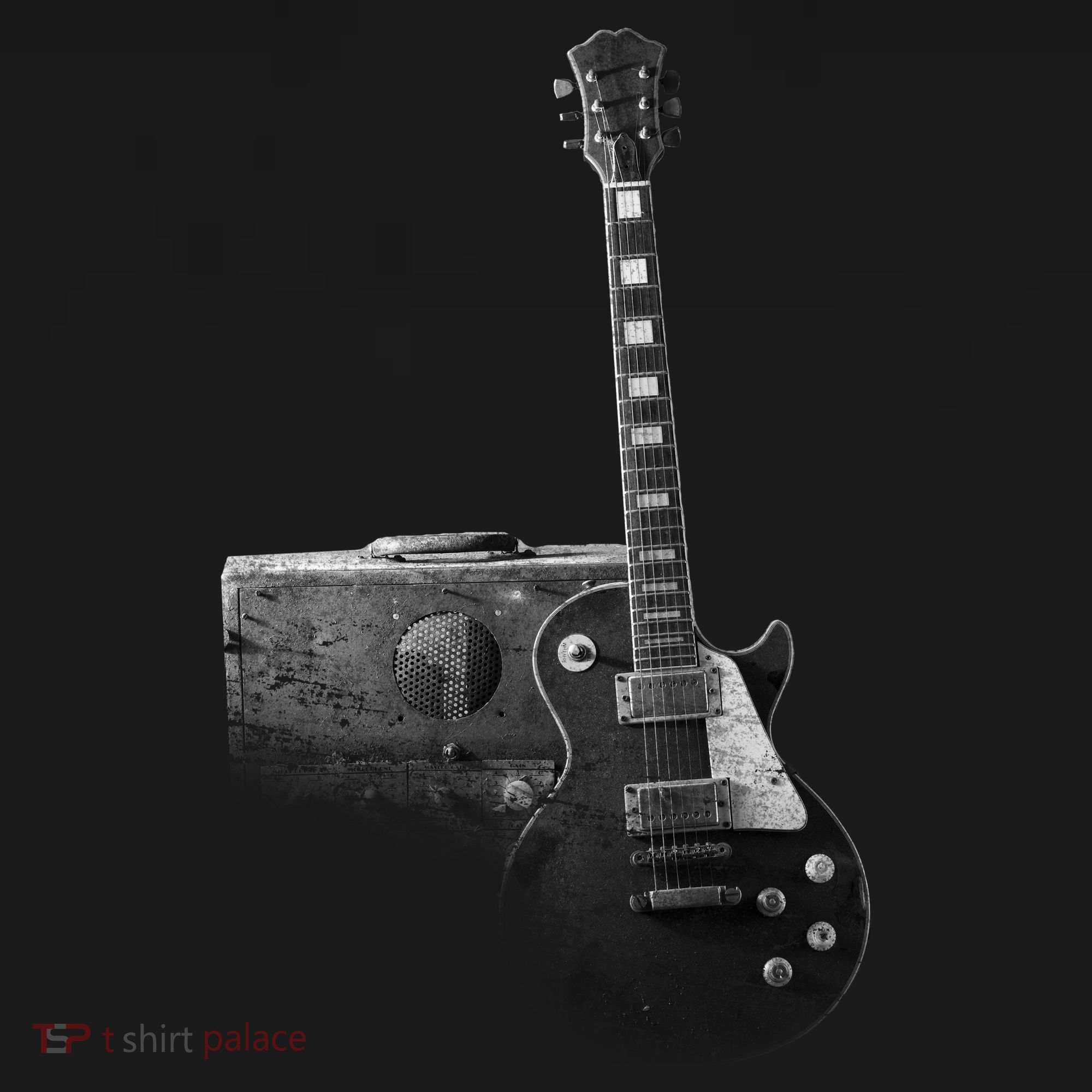 Classic Vintage Guitar and Amp T-Shirt