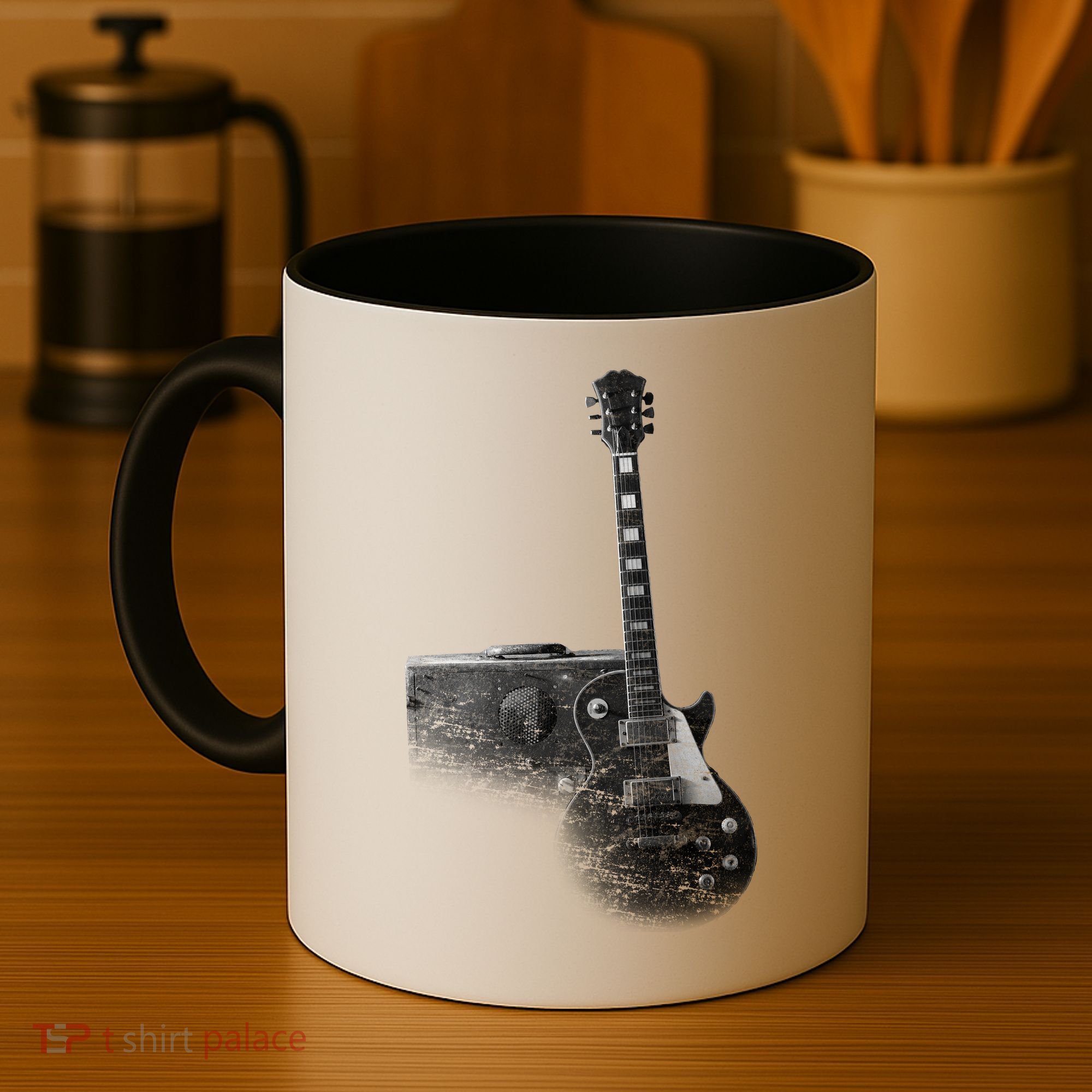 Classic Vintage Guitar and Amp Coffee Mug