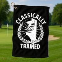 Classically Trained Golf Towel thumb 1